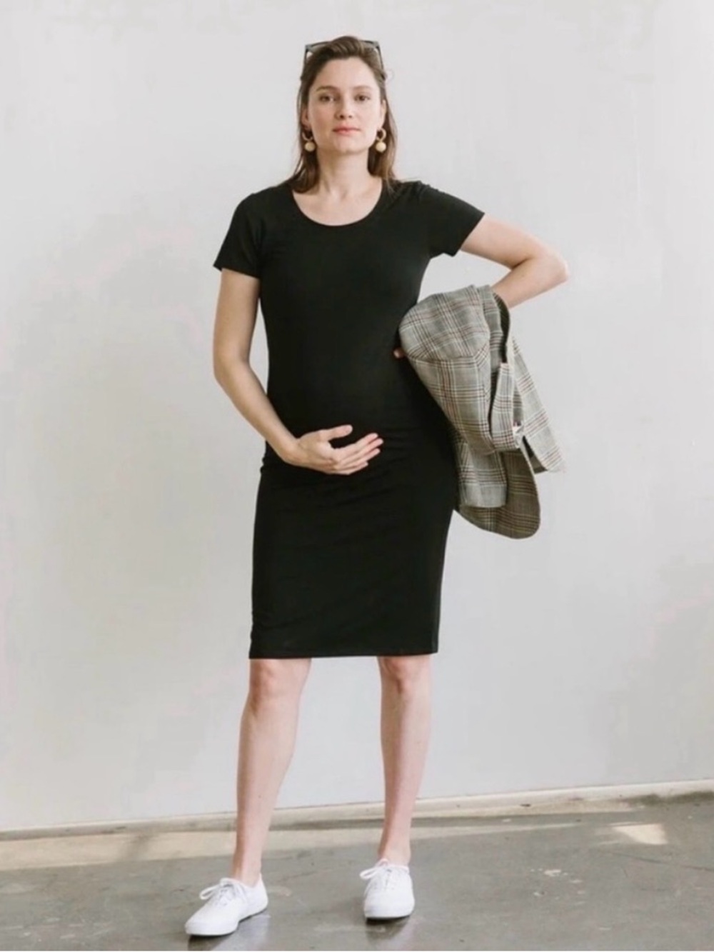 Storq Maternity Midi Dress Size 1